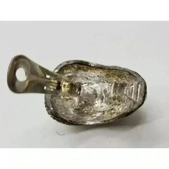 Vintage Earrings Art Deco Chunky Rhinestone Clip Statement Barbie Wedding 70s - Picture 9 of 10